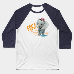 ESFJ Mastermind, Elephant Baseball T-Shirt